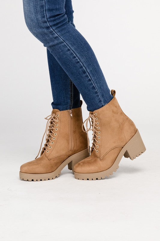 Fuzzy Lined Combat Boots-Fortune Dynamic-[option4]-[option5]-[option6]-[option7]-[option8]-Shop-Boutique-Clothing-for-Women-Online