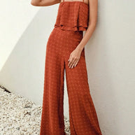 Swiss Dot Layered Cami and Pants Set-Trendsi-[option4]-[option5]-[option6]-[option7]-[option8]-Shop-Boutique-Clothing-for-Women-Online