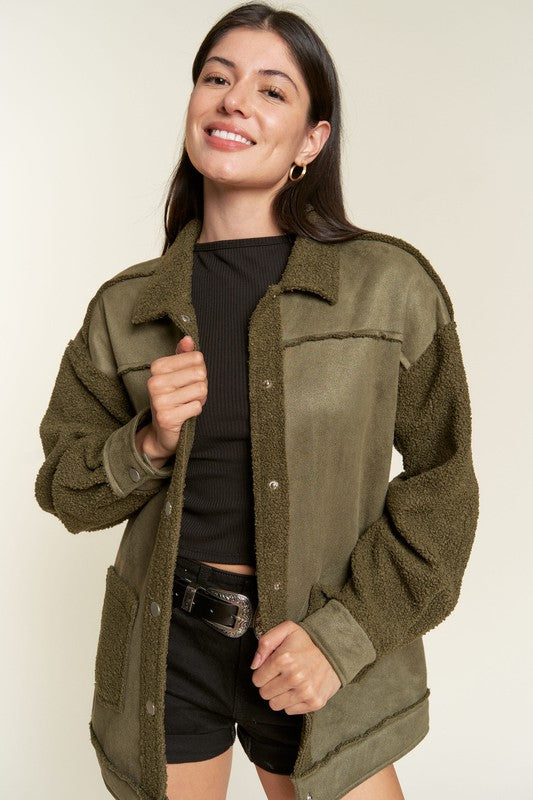 FAUX FUR AND SUEDE JACKET-Jade By Jane-[option4]-[option5]-[option6]-[option7]-[option8]-Shop-Boutique-Clothing-for-Women-Online