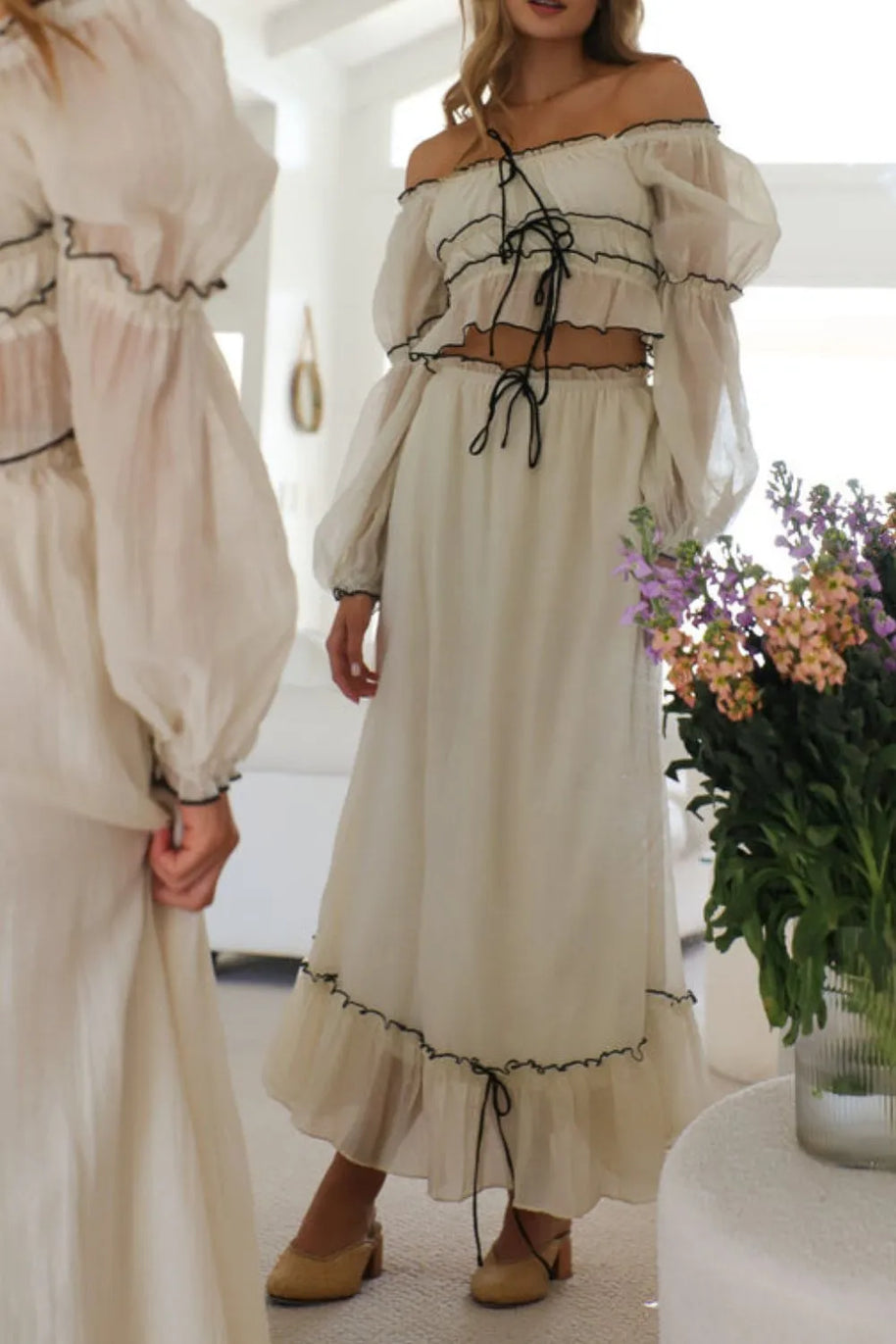 Off-Shoulder Top and Skirt Set-Dresses-Trendsi-[option4]-[option5]-[option6]-[option7]-[option8]-Shop-Boutique-Clothing-for-Women-Online