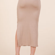 Twist Back Heavy Ribbed Skirt Set-Orange Farm Clothing-[option4]-[option5]-[option6]-[option7]-[option8]-Shop-Boutique-Clothing-for-Women-Online