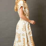 Umgee Full Size Abstract Print Elastic Waist Midi Dress Plus Size-Dresses-Trendsi-[option4]-[option5]-[option6]-[option7]-[option8]-Shop-Boutique-Clothing-for-Women-Online