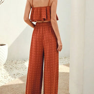 Swiss Dot Layered Cami and Pants Set-Trendsi-[option4]-[option5]-[option6]-[option7]-[option8]-Shop-Boutique-Clothing-for-Women-Online