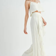 MABLE Crop Cami and Ruffled Wide Leg Pants Set-Sets-Trendsi-[option4]-[option5]-[option6]-[option7]-[option8]-Shop-Boutique-Clothing-for-Women-Online