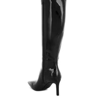 Warley Patent Faux Leather Calf Boots-Rag Company-[option4]-[option5]-[option6]-[option7]-[option8]-Shop-Boutique-Clothing-for-Women-Online