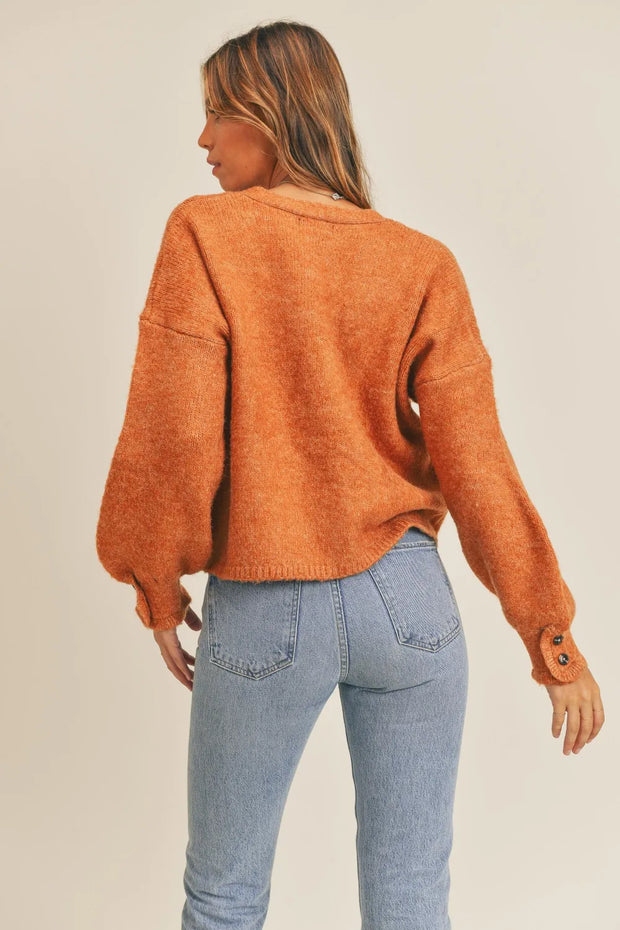 MABLE Long Sleeve Button Down Sweater Cardigan-Sweaters-Trendsi-[option4]-[option5]-[option6]-[option7]-[option8]-Shop-Boutique-Clothing-for-Women-Online