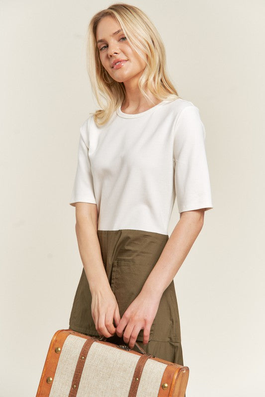 KNIT MIX DRESS-Jade By Jane-[option4]-[option5]-[option6]-[option7]-[option8]-Shop-Boutique-Clothing-for-Women-Online