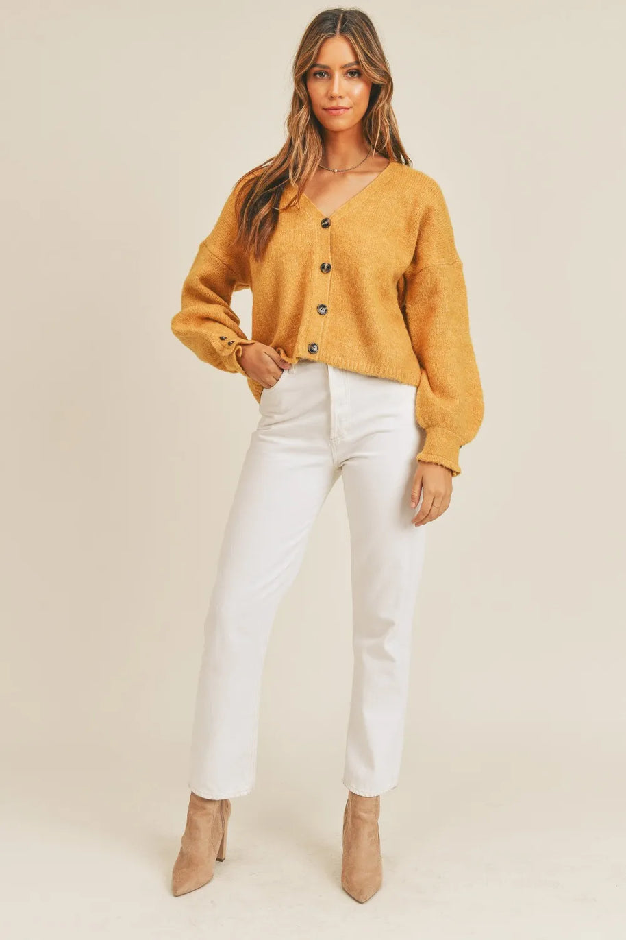 MABLE Long Sleeve Button Down Sweater Cardigan-Cardigan-Trendsi-[option4]-[option5]-[option6]-[option7]-[option8]-Shop-Boutique-Clothing-for-Women-Online