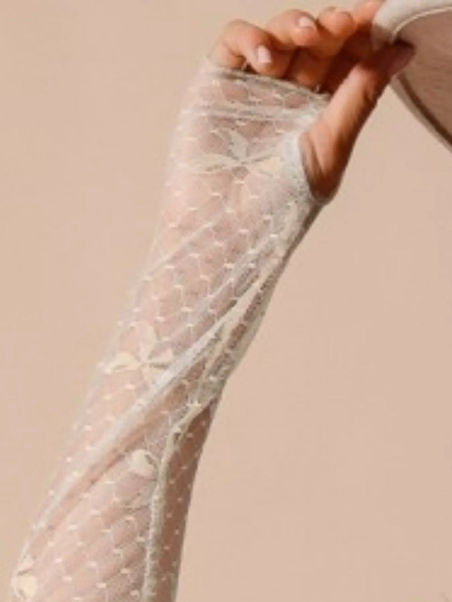 SO ME Bow Ribbon Pattern Sheer Lace Top-Crop Tops-Trendsi-[option4]-[option5]-[option6]-[option7]-[option8]-Shop-Boutique-Clothing-for-Women-Online