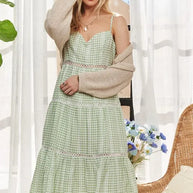 ADORA Gingham Detail Washed Dress-Dresses-Trendsi-[option4]-[option5]-[option6]-[option7]-[option8]-Shop-Boutique-Clothing-for-Women-Online