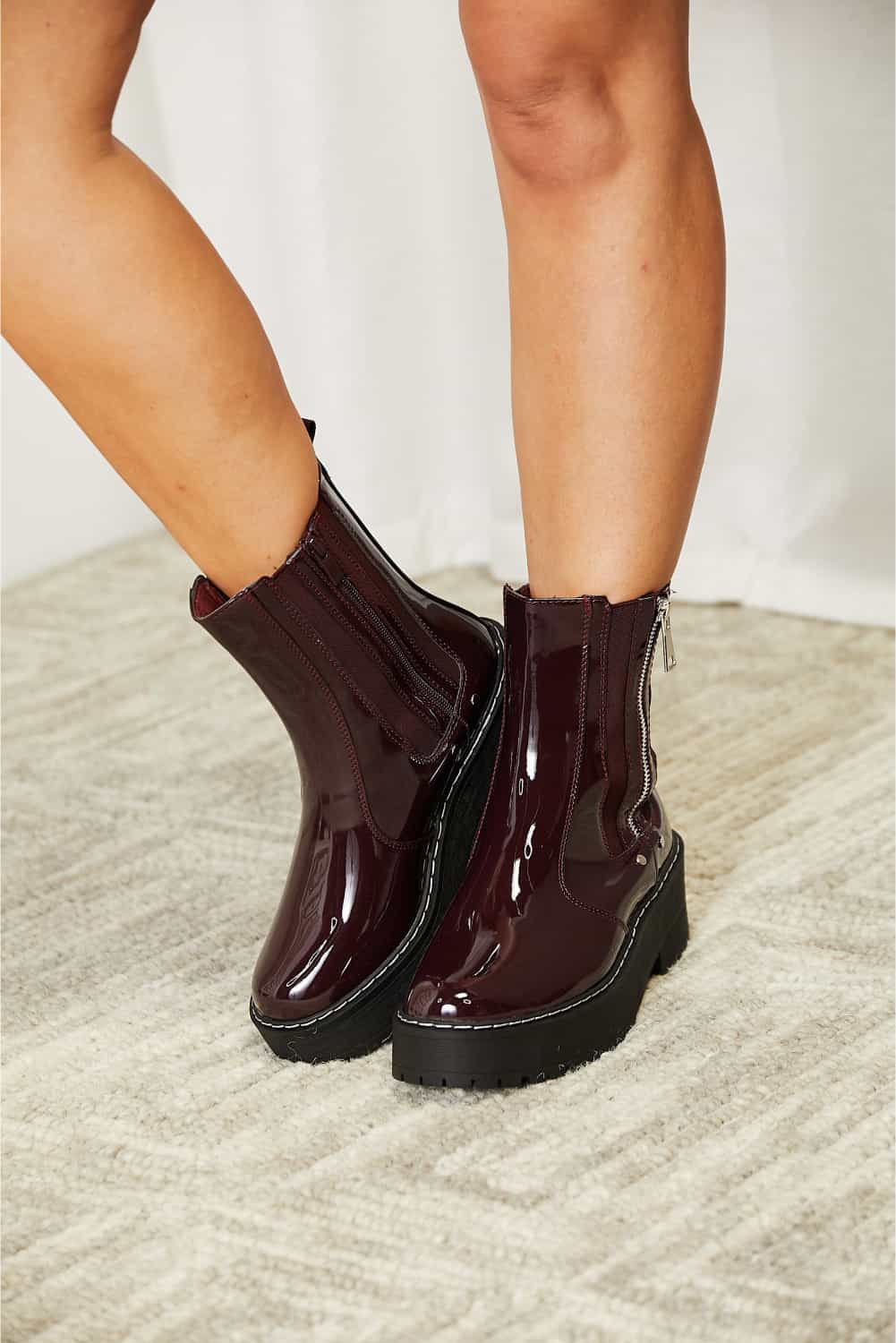 Forever Link Side Zip Platform Boots-Boots-Trendsi-[option4]-[option5]-[option6]-[option7]-[option8]-Shop-Boutique-Clothing-for-Women-Online