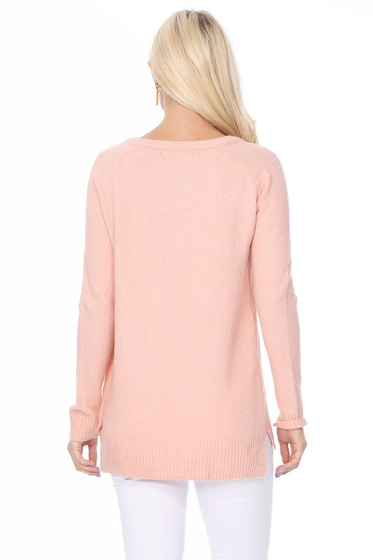 Cozy Heart Jacquard Round Neck Pullover Sweater-Mak-[option4]-[option5]-[option6]-[option7]-[option8]-Shop-Boutique-Clothing-for-Women-Online