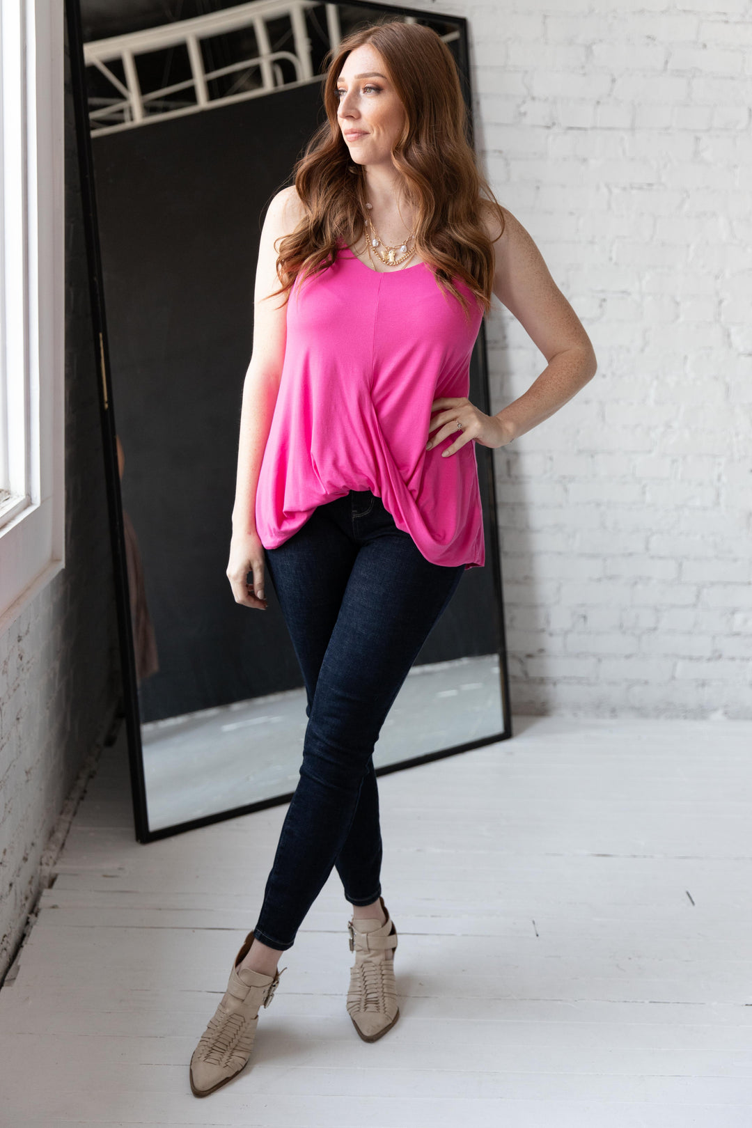 Think Pink Tank-Womens-Ave Shops-[option4]-[option5]-[option6]-[option7]-[option8]-Shop-Boutique-Clothing-for-Women-Online