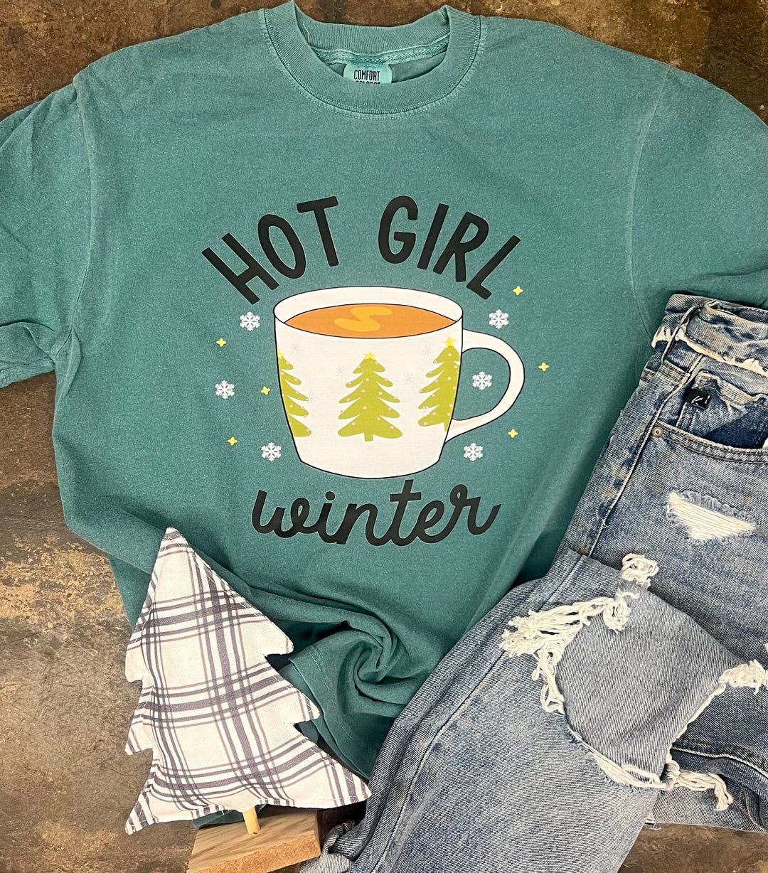 Hot Girl Winter Tee-cc-Knox and Nell Wholesale-[option4]-[option5]-[option6]-[option7]-[option8]-Shop-Boutique-Clothing-for-Women-Online