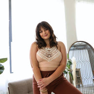 Plus Size Crochet Lace High Neck Bralette-Leto Accessories-[option4]-[option5]-[option6]-[option7]-[option8]-Shop-Boutique-Clothing-for-Women-Online