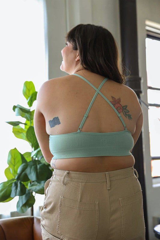 Plus Size Crochet Lace High Neck Bralette-Leto Accessories-[option4]-[option5]-[option6]-[option7]-[option8]-Shop-Boutique-Clothing-for-Women-Online