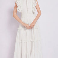 Sleeveless Ruffled Tiered Dress with Embroidered Trim-dresses-Trendsi-[option4]-[option5]-[option6]-[option7]-[option8]-Shop-Boutique-Clothing-for-Women-Online