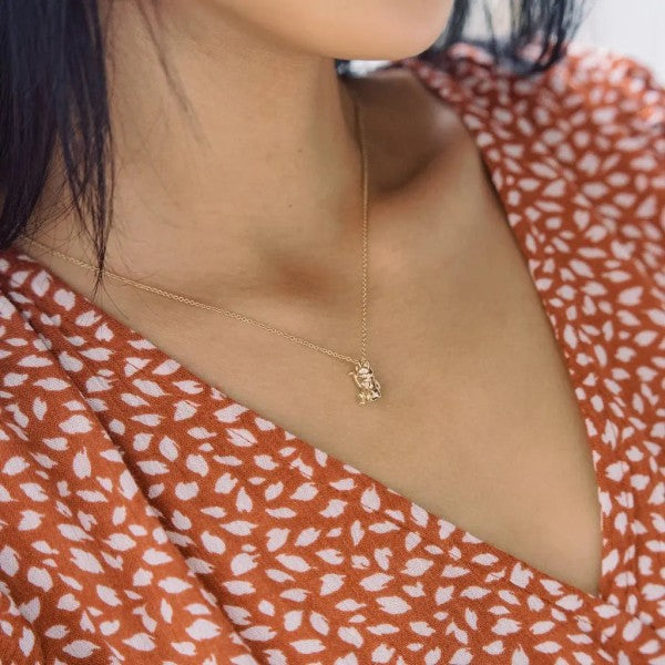 Lucky Cat Charm Necklace-HONEYCAT Jewelry-[option4]-[option5]-[option6]-[option7]-[option8]-Shop-Boutique-Clothing-for-Women-Online