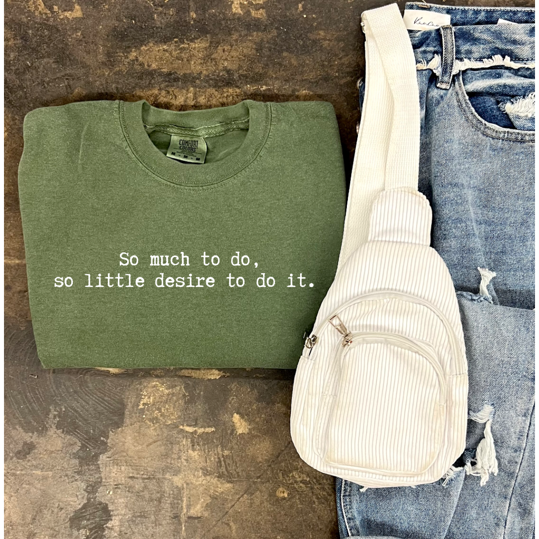 So Much to do tee- moss-cc-Knox and Nell Wholesale-[option4]-[option5]-[option6]-[option7]-[option8]-Shop-Boutique-Clothing-for-Women-Online