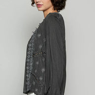 POL Floral Embroidery Woven Top with Lace Trim-Blouses-Trendsi-[option4]-[option5]-[option6]-[option7]-[option8]-Shop-Boutique-Clothing-for-Women-Online