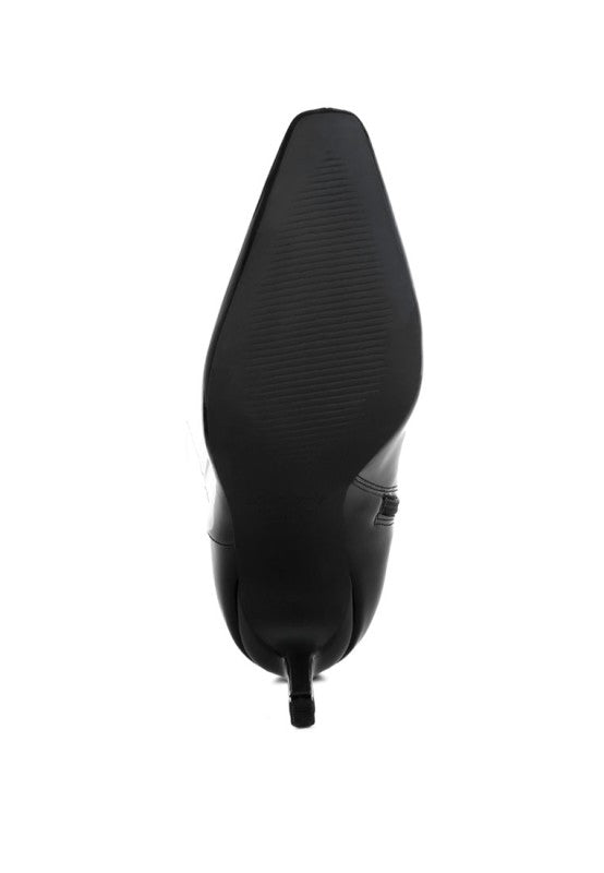 Warley Patent Faux Leather Calf Boots-Rag Company-[option4]-[option5]-[option6]-[option7]-[option8]-Shop-Boutique-Clothing-for-Women-Online