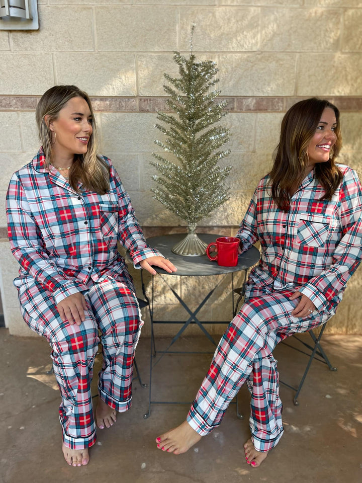 Holiday Plaid Pajama Set-Womens-Ave Shops-[option4]-[option5]-[option6]-[option7]-[option8]-Shop-Boutique-Clothing-for-Women-Online