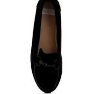 Awen Monochromatic Horsebit Real Suede Loafers-Rag Company-[option4]-[option5]-[option6]-[option7]-[option8]-Shop-Boutique-Clothing-for-Women-Online