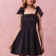 SO ME Fit and Flare Washed Gameday Dress-Dresses-Trendsi-[option4]-[option5]-[option6]-[option7]-[option8]-Shop-Boutique-Clothing-for-Women-Online