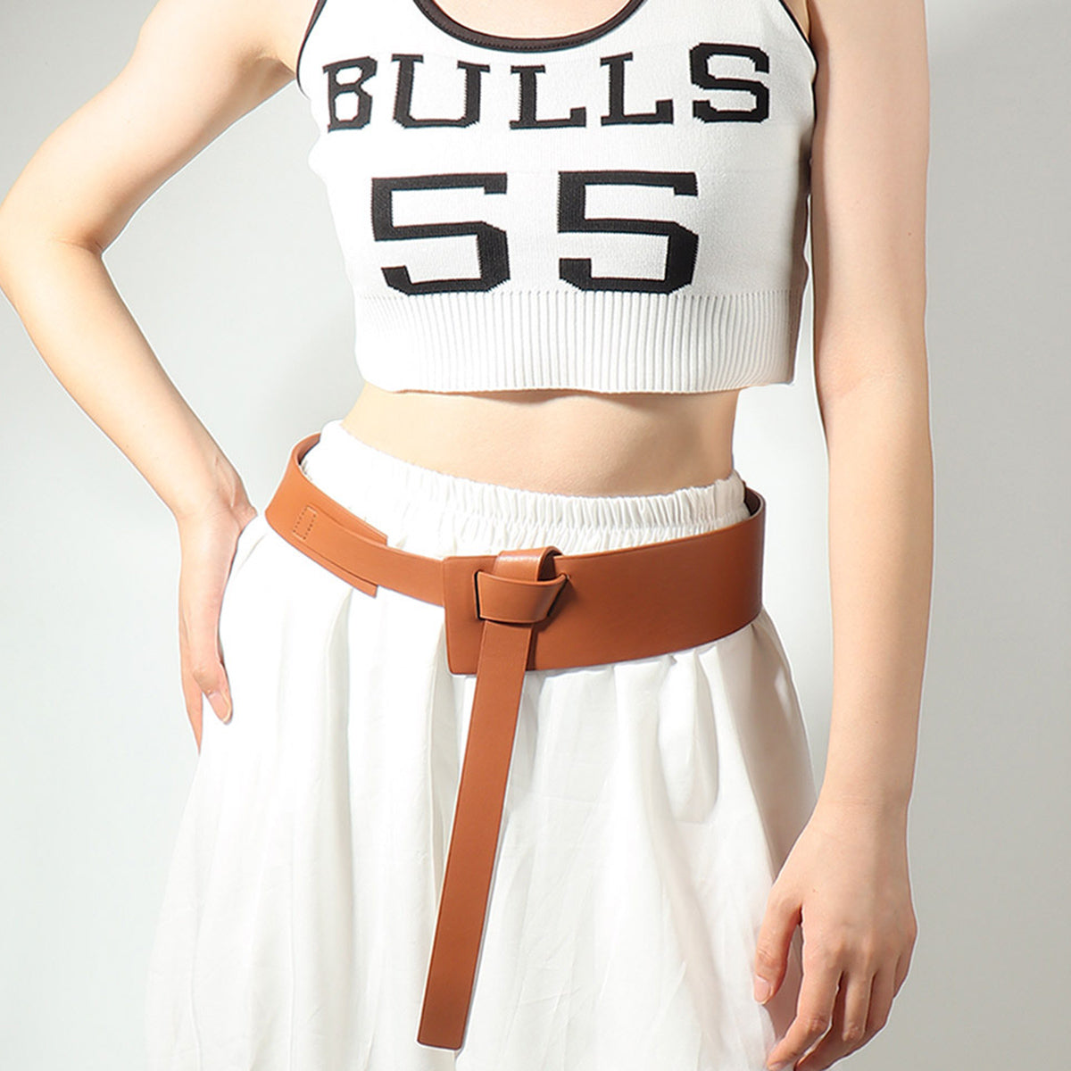 Knot Detail PU Belt-Belts-Trendsi-[option4]-[option5]-[option6]-[option7]-[option8]-Shop-Boutique-Clothing-for-Women-Online