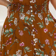 Plus Size Floral V-Neck Short Sleeve Dress-Dresses-Trendsi-[option4]-[option5]-[option6]-[option7]-[option8]-Shop-Boutique-Clothing-for-Women-Online