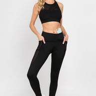 Active Jersey Mesh Striped 3-Pocket Leggings-Yelete-[option4]-[option5]-[option6]-[option7]-[option8]-Shop-Boutique-Clothing-for-Women-Online