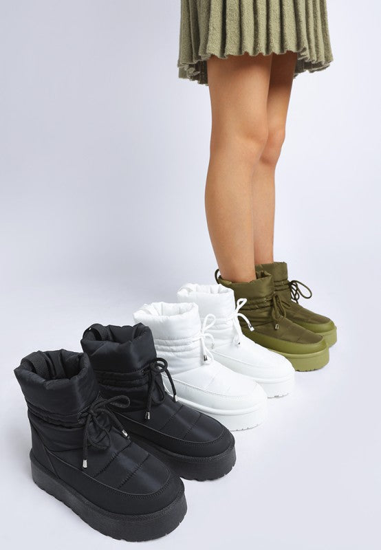 Pacos High Ankle Chunky Snow Boots-Rag Company-[option4]-[option5]-[option6]-[option7]-[option8]-Shop-Boutique-Clothing-for-Women-Online