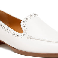 Wolferton Delicate Stud Detail Leather Loafers-Rag Company-[option4]-[option5]-[option6]-[option7]-[option8]-Shop-Boutique-Clothing-for-Women-Online