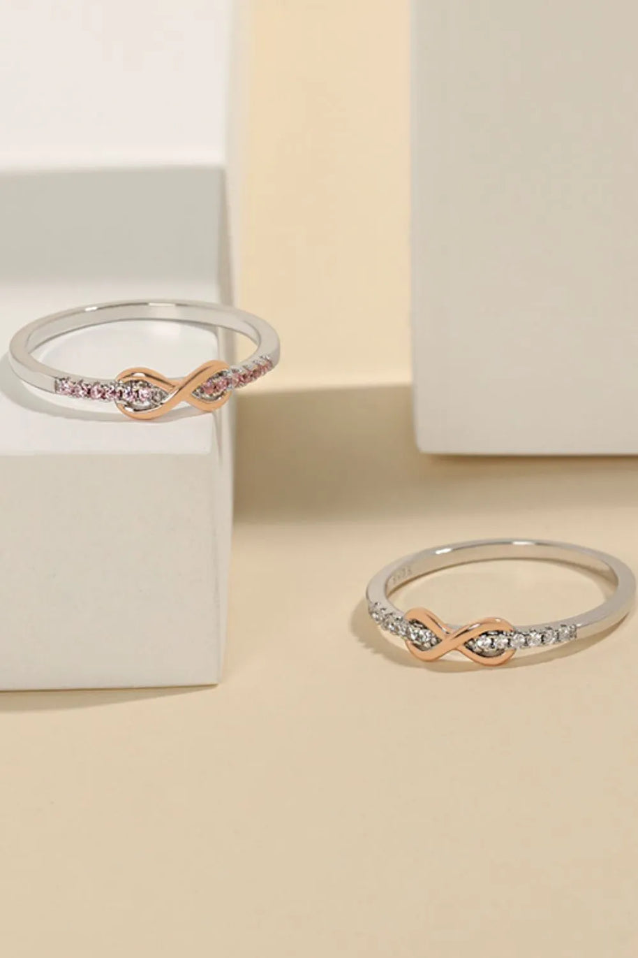 925 Sterling Silver Inlaid Zircon Infinity Symbol Ring-RINGS-Trendsi-[option4]-[option5]-[option6]-[option7]-[option8]-Shop-Boutique-Clothing-for-Women-Online