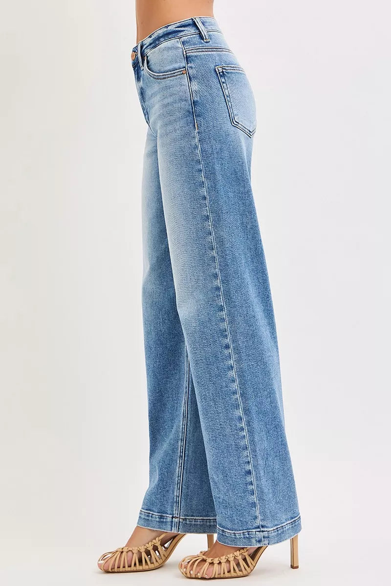 RISEN High Rise Wide Baggy Jeans-Jeans-Trendsi-[option4]-[option5]-[option6]-[option7]-[option8]-Shop-Boutique-Clothing-for-Women-Online