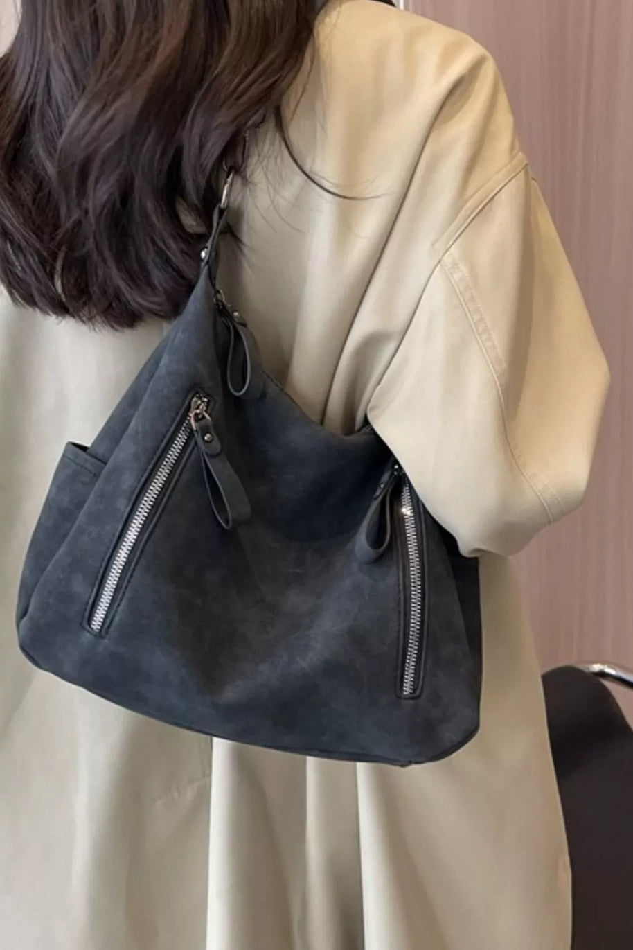 Zipper Details Adjustable Strap Crossbody Bag-Bag-Trendsi-[option4]-[option5]-[option6]-[option7]-[option8]-Shop-Boutique-Clothing-for-Women-Online
