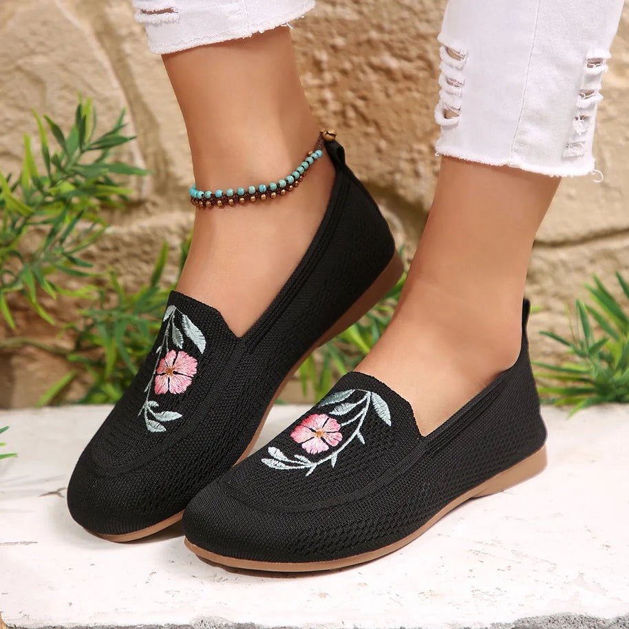 Embroidered Mesh Slip-Ons-135 Flats-Trendsi-[option4]-[option5]-[option6]-[option7]-[option8]-Shop-Boutique-Clothing-for-Women-Online