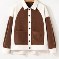 Colorblock Fleece Patchwork Button Down Shacket-JUNIPER BLVD-[option4]-[option5]-[option6]-[option7]-[option8]-Shop-Boutique-Clothing-for-Women-Online