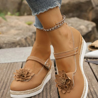 Flower Embellished Mary Jane Loafers-loafers-Trendsi-[option4]-[option5]-[option6]-[option7]-[option8]-Shop-Boutique-Clothing-for-Women-Online