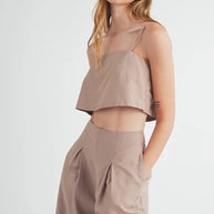 MABLE Linen Mix Crop Cami and Wide Leg Pants Set-2 piece set-Trendsi-[option4]-[option5]-[option6]-[option7]-[option8]-Shop-Boutique-Clothing-for-Women-Online