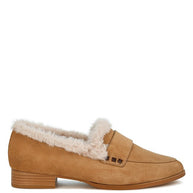 Allie Fur Trim Genuine Suede Loafers-Rag Company-[option4]-[option5]-[option6]-[option7]-[option8]-Shop-Boutique-Clothing-for-Women-Online