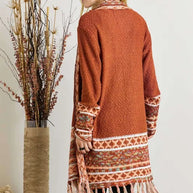 ADORA Full Size Fringe Hem Aztec Border Cardigan-Cardigan-Trendsi-[option4]-[option5]-[option6]-[option7]-[option8]-Shop-Boutique-Clothing-for-Women-Online