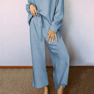 Textured Top and Pants Set-JUNIPER BLVD-[option4]-[option5]-[option6]-[option7]-[option8]-Shop-Boutique-Clothing-for-Women-Online