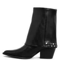 Mariachi Stud Embellished Foldover Boots-Rag Company-[option4]-[option5]-[option6]-[option7]-[option8]-Shop-Boutique-Clothing-for-Women-Online