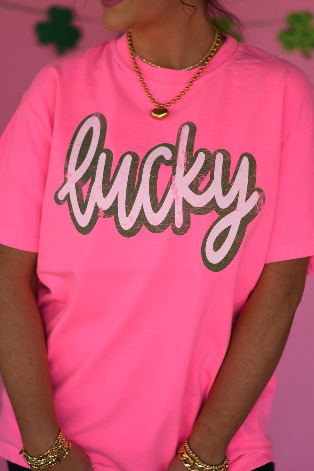 Lucky Tee-P&PD Wholesale-[option4]-[option5]-[option6]-[option7]-[option8]-Shop-Boutique-Clothing-for-Women-Online