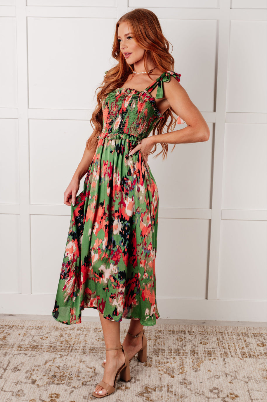 A Little While Longer Dress in Green-Dresses-Ave Shops-[option4]-[option5]-[option6]-[option7]-[option8]-Shop-Boutique-Clothing-for-Women-Online