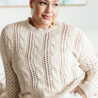 A Note of Thanks Cable Knit Sweater-Tops-Ave Shops-[option4]-[option5]-[option6]-[option7]-[option8]-Shop-Boutique-Clothing-for-Women-Online