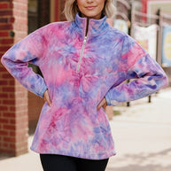 Pastel Skies Fleece Pullover-And The Why-[option4]-[option5]-[option6]-[option7]-[option8]-Shop-Boutique-Clothing-for-Women-Online