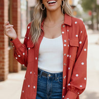 Dot My Day Shacket-And The Why-[option4]-[option5]-[option6]-[option7]-[option8]-Shop-Boutique-Clothing-for-Women-Online