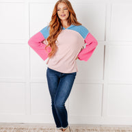 A-Tisket A-Tasket Color Block Pullover-Tops-Ave Shops-[option4]-[option5]-[option6]-[option7]-[option8]-Shop-Boutique-Clothing-for-Women-Online